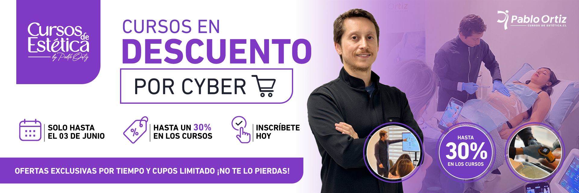 CiberDay 2026 — Cursos en descuento por Cyber. Solo hasta el 03 de junio. Hasta 30% de descuento.